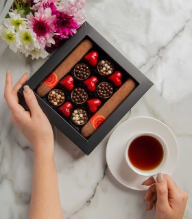 باکس ترکیبی بن بن ولنتاین و ترافل سیگاری