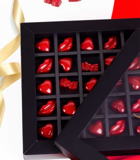 شکلات قلب، لب و لاو (ولنتاین)